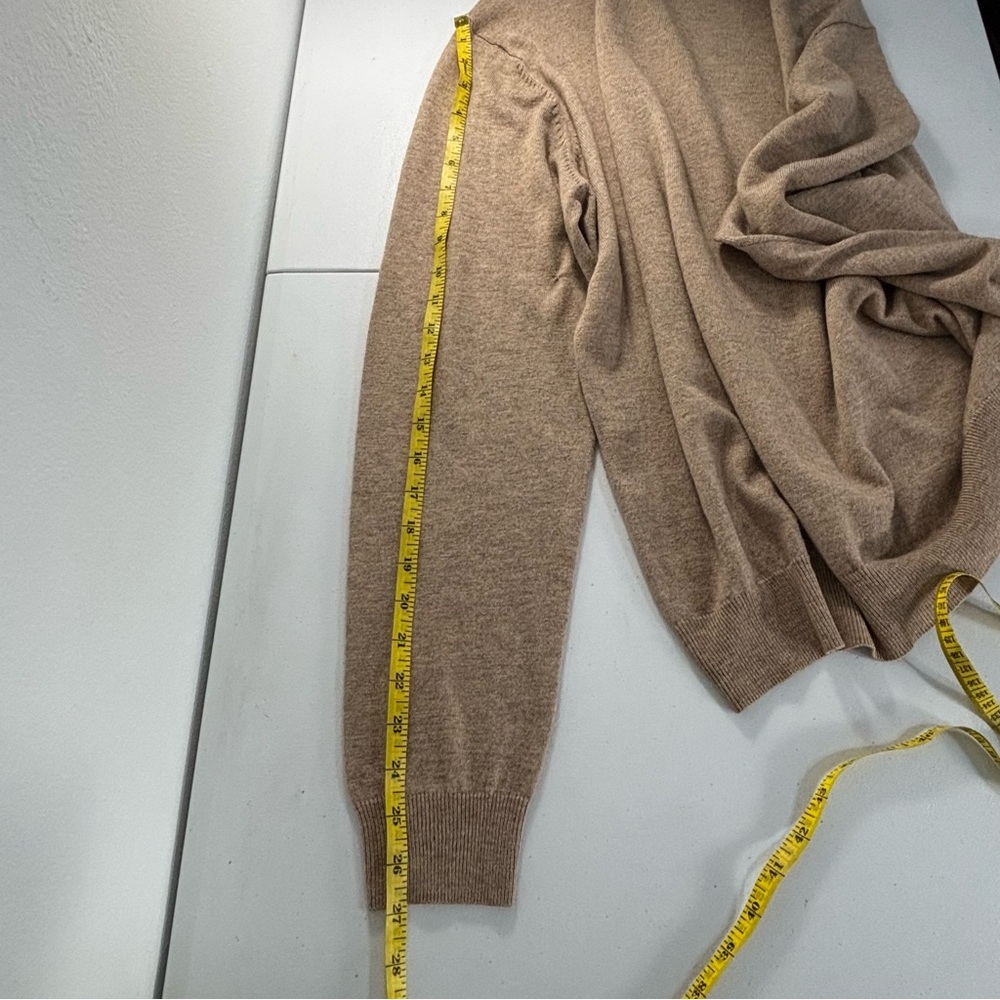 Merino Wool/Silk Mens Mock Neck Sweater Minimalist Preppy Grandpacore Old Money - Picture 6 of 11